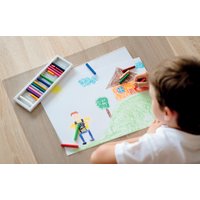 DURABLE Schreibunterlage DURAGLAS, transparent