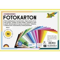 folia Fotokarton, DIN A5, 300 g/qm, 25 Farben sortiert