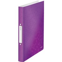 LEITZ Ringbuch WOW, DIN A4, PP, violett, 2 Ringe