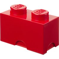 LEGO Aufbewahrungsstein STORAGE BRICK 2, 2,6 Liter, rot – Bild 2
