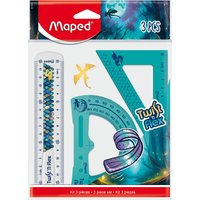 Maped Geometrie-Set Twist, n Flex DRAGON, 3-teilig, flexibel – Bild 2