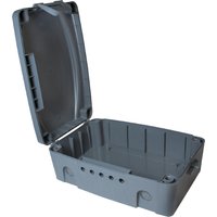 LogiLink Außen-Elektronikbox, wetterfest, IP54, grau – Bild 2