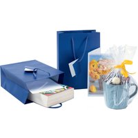 sigel Geschenktüte, mit Mattlack, Größe: S, ultramarinblau – Bild 2