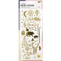 folia Relief-Sticker WEIHNACHTEN, Blattformat: 100 x 240 mm – Bild 2