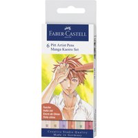 FABER-CASTELL Tuschestift PITT artist pen, 6er Etui