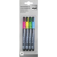 sigel Kreidemarker S, Rundspitze: 1 - 2 mm, sortiert