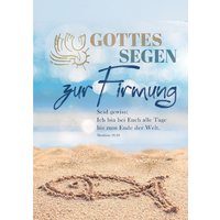 CACTUS Firmungskarte, Sand