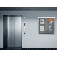 nobo Schaukasten Premium Plus, Filz-Rückwand, 12 x DIN A4