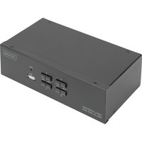 DIGITUS KVM-Switch, 4-Port, Dual-Display, 4K, HDMI – Bild 2