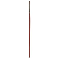 Rundpinsel mit brauner Spitze, synthetisch, Größe 1 – Bild 2