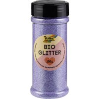 folia BIO Glitter, 100 g, irsisierend lila – Bild 2