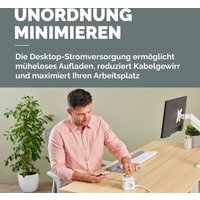 Fellowes Steckdosenwürfel Power Cube, Typ F, weiß – Bild 2