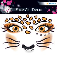 HERMA Face Art Sticker Gesichter, Leopard