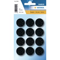 HERMA Filzgleiter, Durchmesser: 22 mm, schwarz – Bild 2