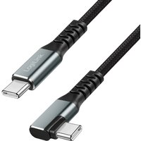 LogiLink USB 3.2 Kabel, USB-C - USB-C abgewinkelt, 0,5 m