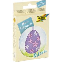 folia Mini Filz-Nähset, Filzinies, 22-teilig, Osterei