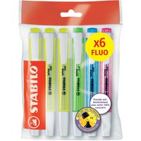 STABILO Textmarker swing cool FLUO, 6er Ecopack – Bild 2