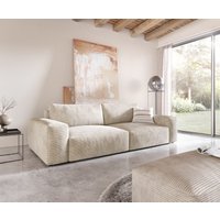 DELIFE Lanzo XL Big-Sofa Cord Beige