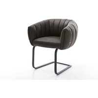 DELIFE Jada-Flex Freischwinger Anthrazit