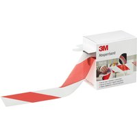3M Absperrband, rot / weiß, nicht klebend, 70 mm x 100 m – Bild 2
