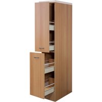 Demi-Apothekerschrank Nano Braun 30x161x60cm