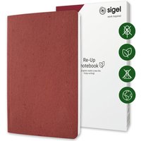 sigel Notizbuch Re-Up, DIN A5, kariert, rot – Bild 2