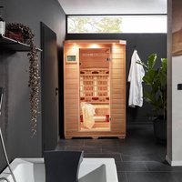 Infrarotkabine mit Vollspektrumstrahler REDSUN M - 120 x 105 cm für 2 Personen