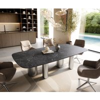 DELIFE Edge Esstisch Keramik Anthrazit – Bild 2
