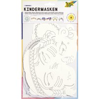 folia Kindermasken, Themen, aus Pappe, 6 Motive sortiert – Bild 2