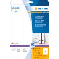 HERMA Ordnerrücken-Etiketten SPECIAL, 297 x 61 mm, weiß – Bild 2