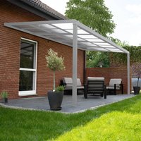 Terrassenüberdachung SOLIS DELUXE - 290 x 295 x cm Weiß – Bild 2