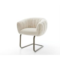 DELIFE Jada-Flex Freischwinger Creme