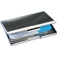 sigel Visitenkarten-Etui Chrom, silber glänzend