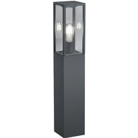 TRIO Wegeleuchte Garonne Glas Aluminium Druckguss 80 x 14 x 14 cm Anthrazit/Anthrazit