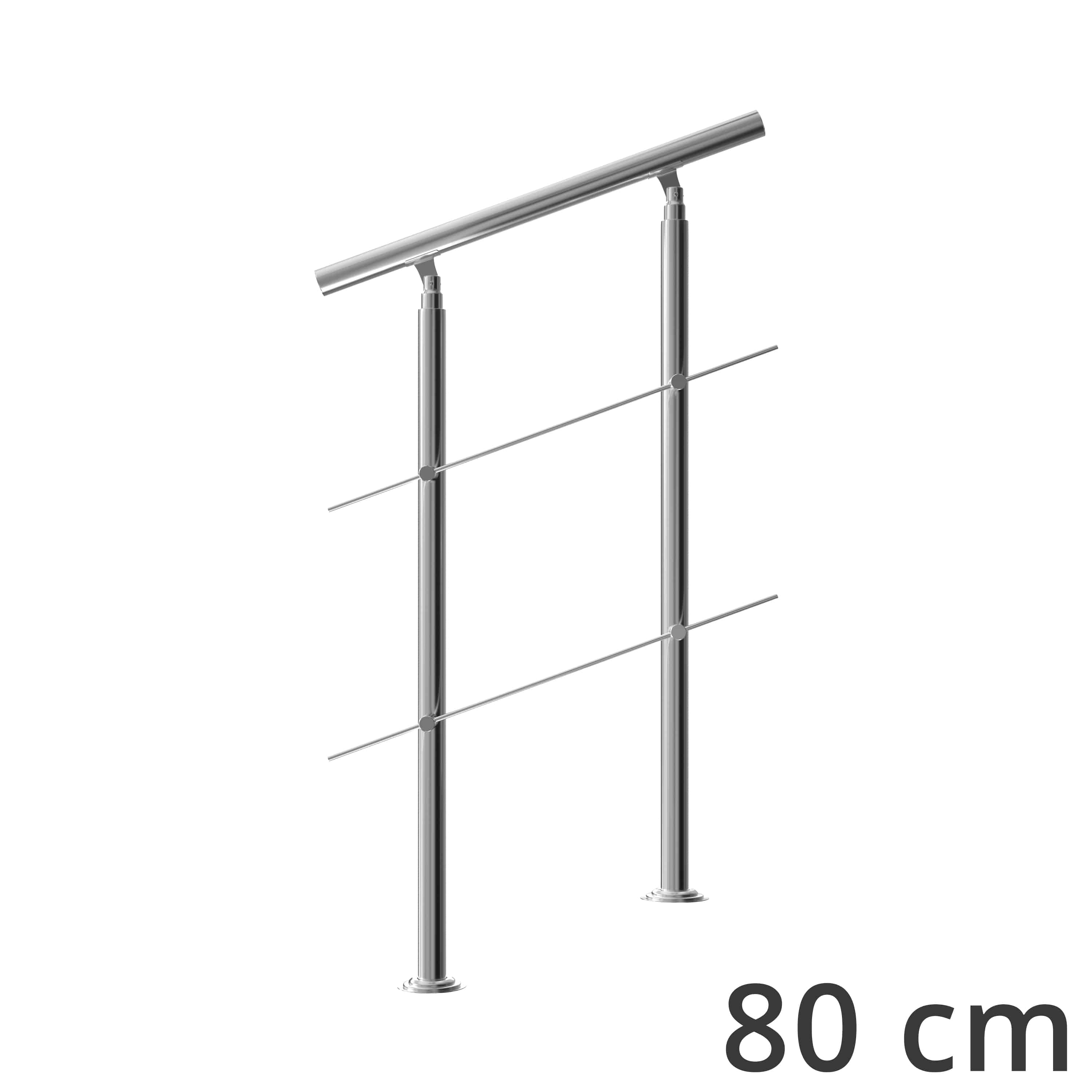 monzana 108611 Treppengeländer Edelstahl – Bild 3