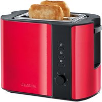 SEVERIN 2-Scheiben-Toaster AT 2217, 800 Watt, rot / schwarz – Bild 2