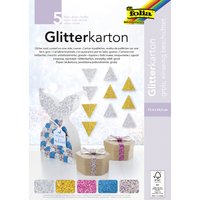 folia Glitterkarton, GROB, 174 x 245 mm, 300 g/qm