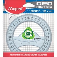 Maped Winkelmesser Geometric 360 Grad, 120 mm, aus Kunststoff – Bild 2