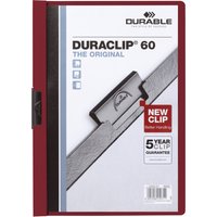 DURABLE Klemmhefter DURACLIP ORIGINAL 60, DIN A4, aubergine – Bild 2