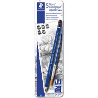 STAEDTLER Bleistift Mars Lumograph aquarell, 6er Metalletui – Bild 2