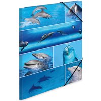HERMA Eckspannermappe, Delfine, aus Karton, DIN A3 – Bild 2