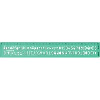 Maped Schriftschablone, Schrifthöhe: 8 mm, grün-transparent