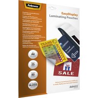 Fellowes Laminierfolientasche, selbstklebend, A4, 160 mic – Bild 2