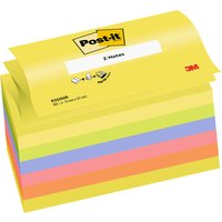 Post-it Haftnotizen z-notes, 127 x 76 mm, 6-farbig – Bild 2