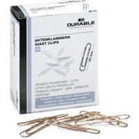 DURABLE Aktenklammern, verkupfert, rund, 50 mm