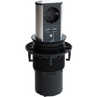 BACHMANN Steckdoseneinheit ELEVATOR, 1x Schutzkontakt, 1xUSB