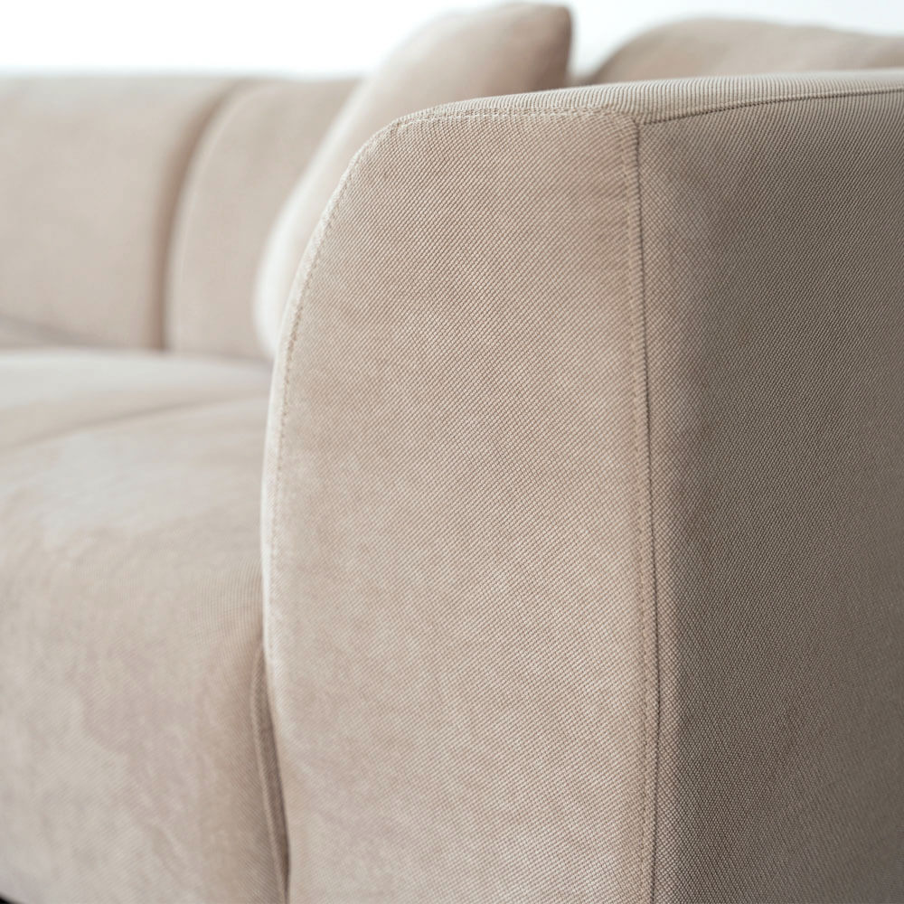 Home Deluxe 4058166267399 Ecksofa Beige – Bild 5