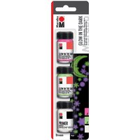 Marabu Nachtleuchtfarbe GLOW IN THE DARK DREAM – Bild 2