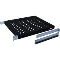 DIGITUS 19, Fachboden, 1 HE, Tiefe: 350 mm, schwarz