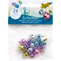 folia Metallglöckchen, 3 Größen sortiert, Pastellfarben – Bild 2